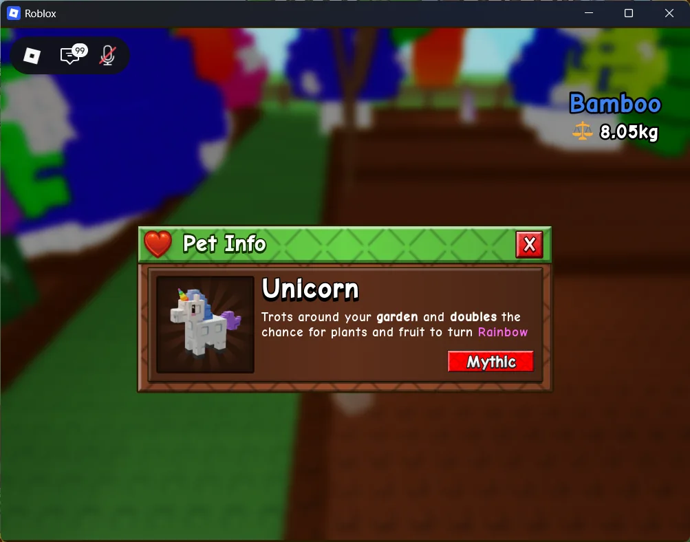 Unicorn (Mythic) — Account account