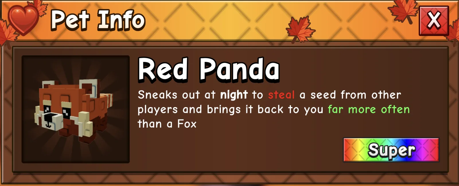 Red Panda (Super)