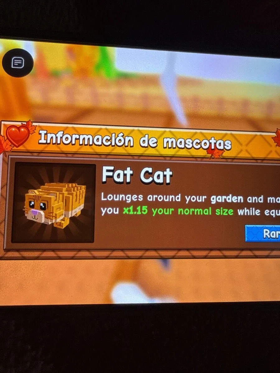 Fat cat new pet (Rare)