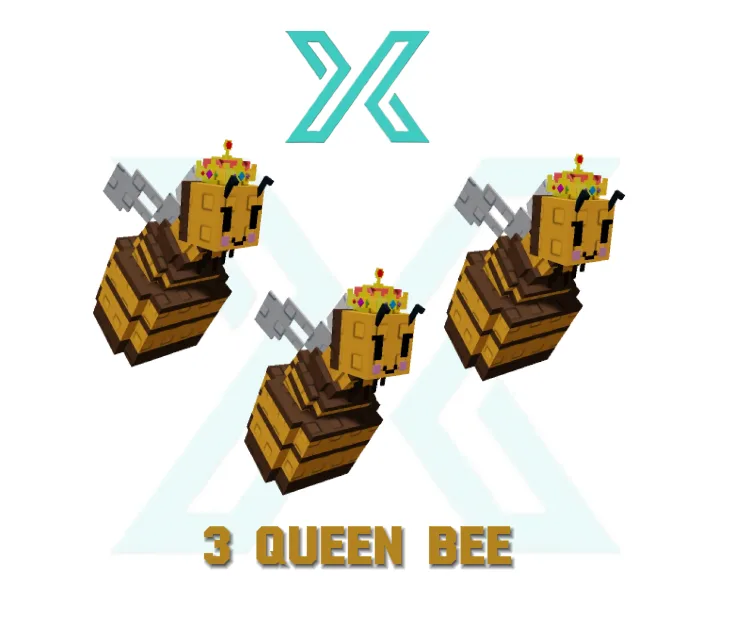 3x Queen Bee Grow a Garden