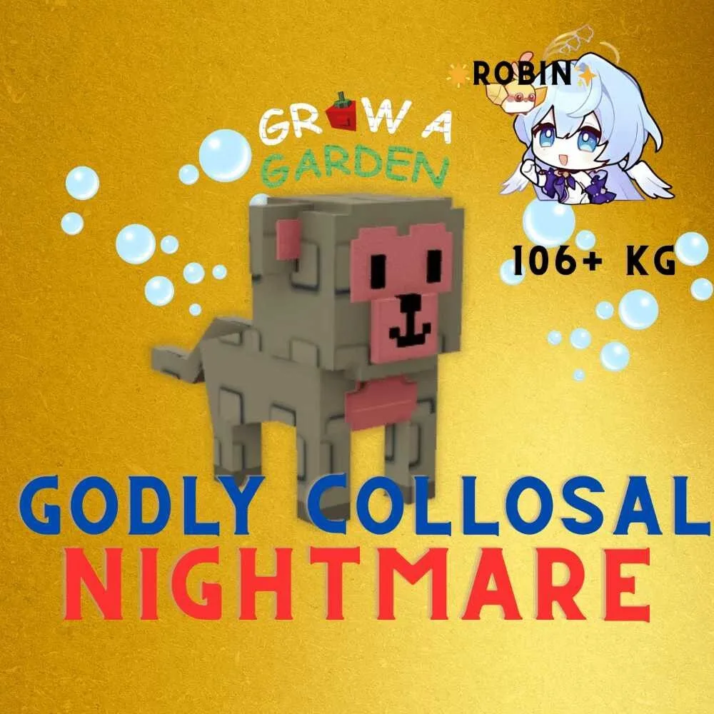 Godly Nightmare Nihonzaru - 107 + KG Max - Collosal - Grow a Garden — Account account