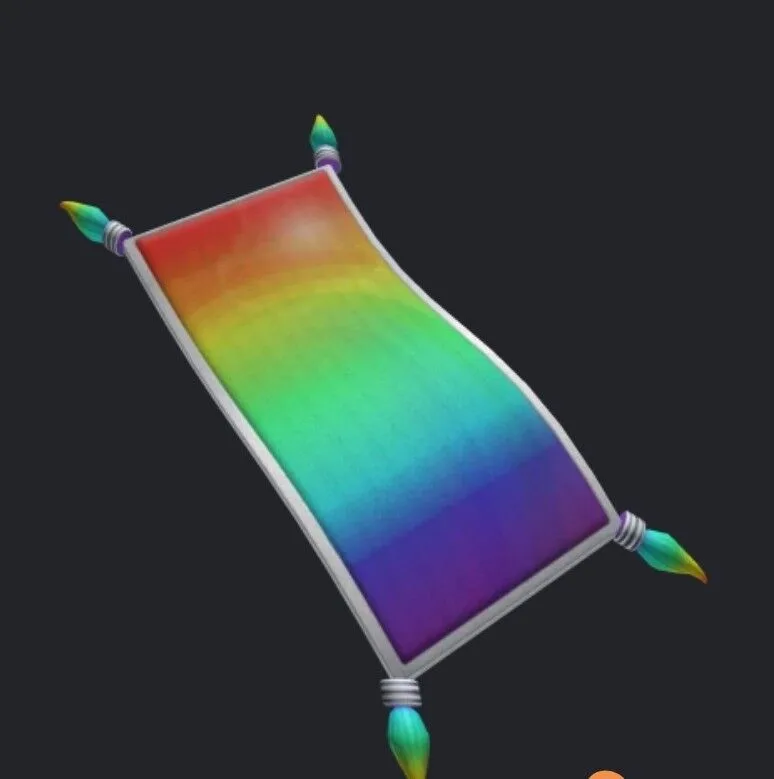 Rainbow carpet