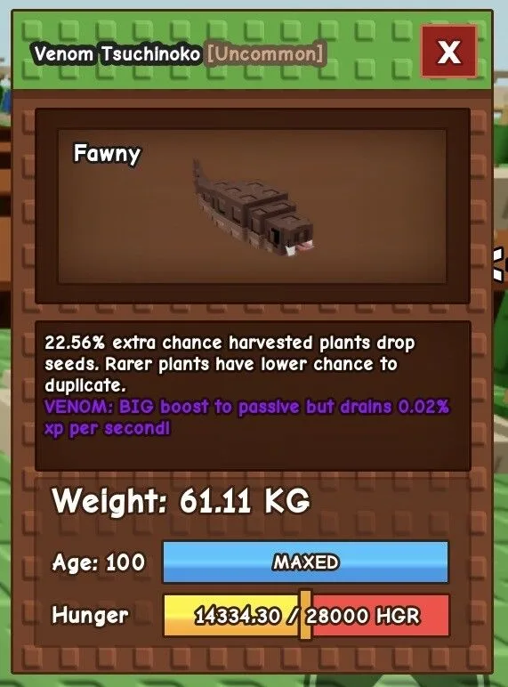 Huge TSUCHINOKO 60+kg Instant Delivery — Account account