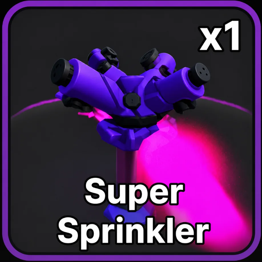 Super Sprinkler — Account account