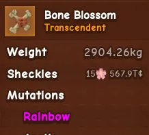 Bone Blossom 15 Quadrillion Grow A Garden