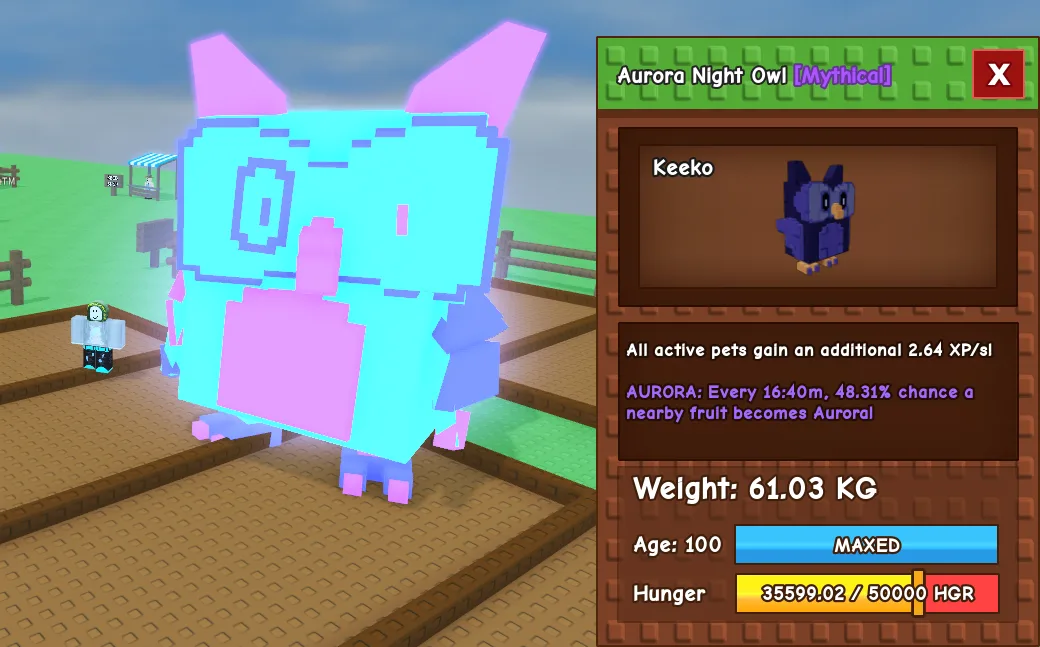 61.03kg Aurora Night Owl — Account account