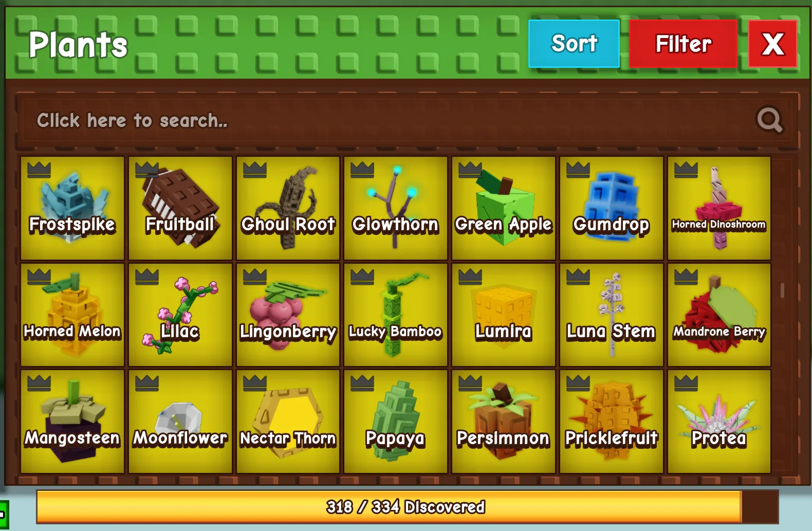 Index a Plant (Read Description)