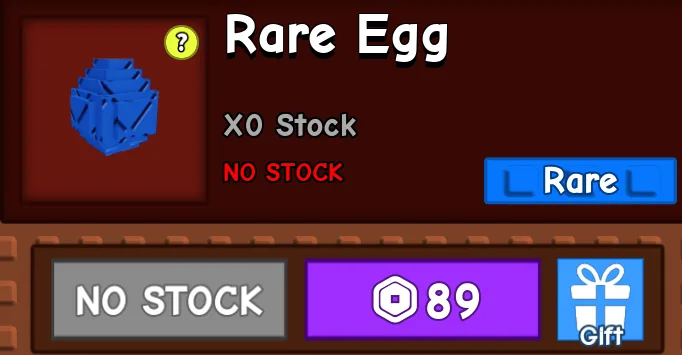 Grow a Garden PET EGGS Rare Egg