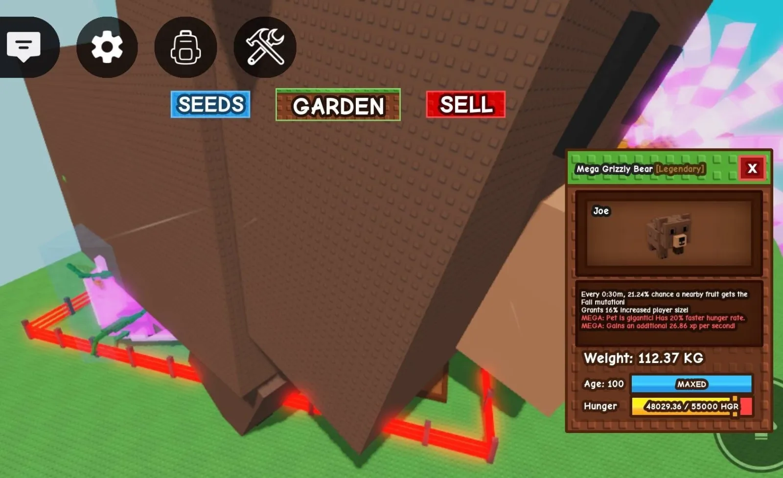 Godly / Titanic / Huge MEGA Grizzly Bear - 112.37 KG (Age 100)