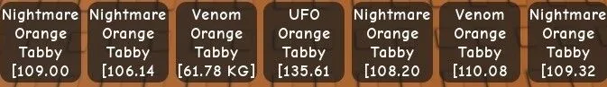 50cents tabbys dont miss out 1 60kg +and 2 100kg+ — Account account