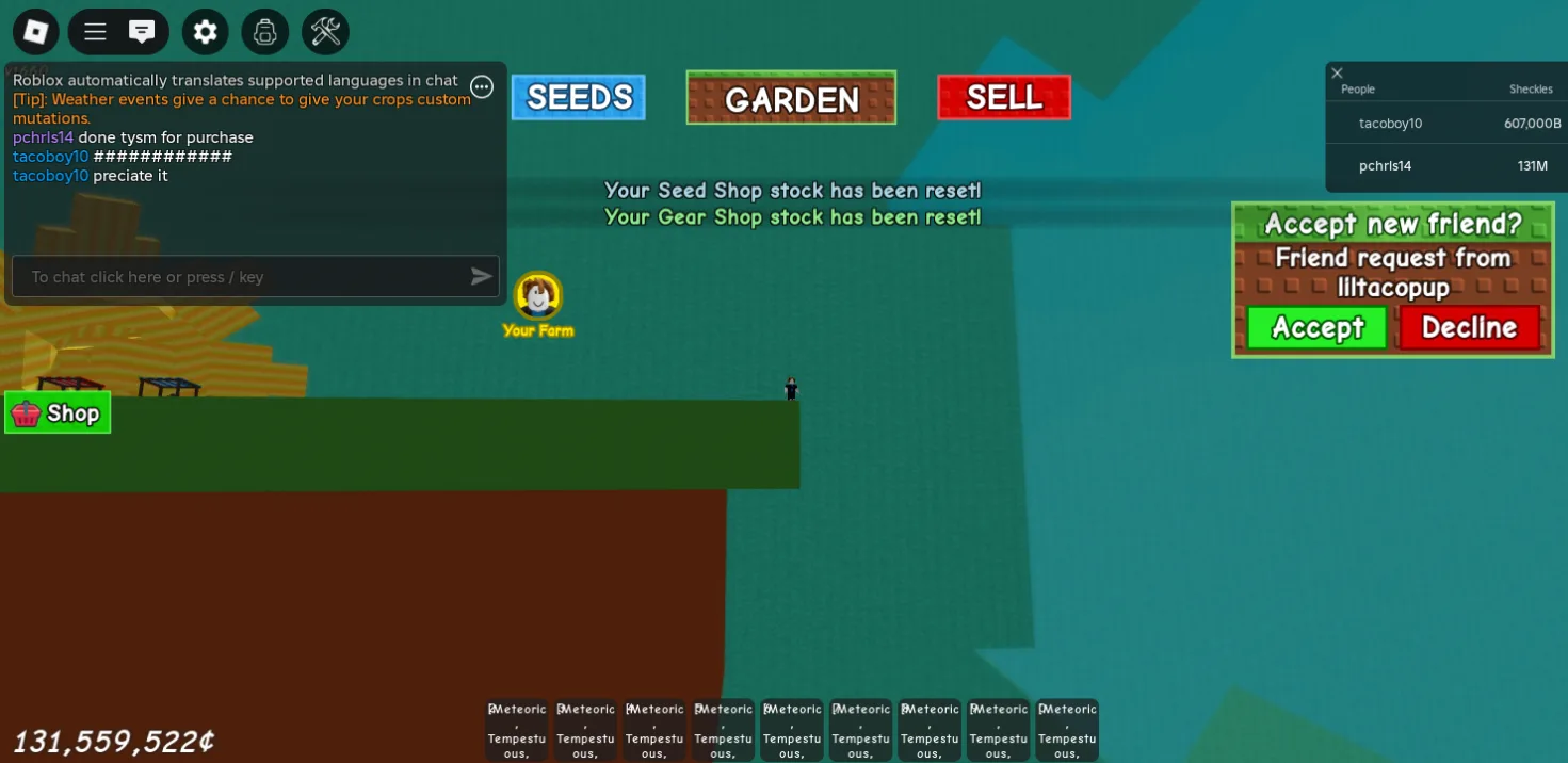 5.1Q TILLION Sheckles BIGGEST BONE BLOSSOM IN WHOLE GAME LIMITED TIME OFFER