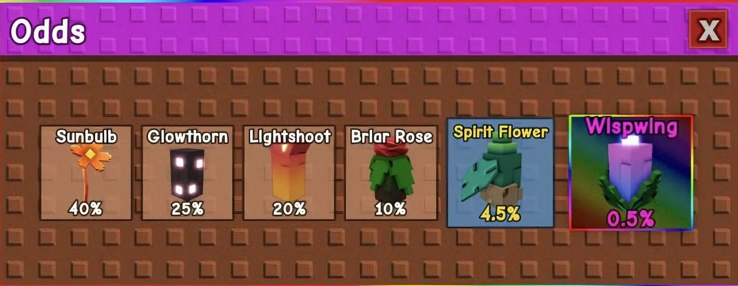 10x Exotic Enchanted Seed Packs