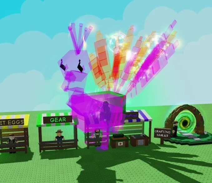 TRANSCENDENT Peacock 278.21kg Huge Titanic Godly 15s No Toy Age Pets on AFK Beautiful Mutation - Perth (EP)