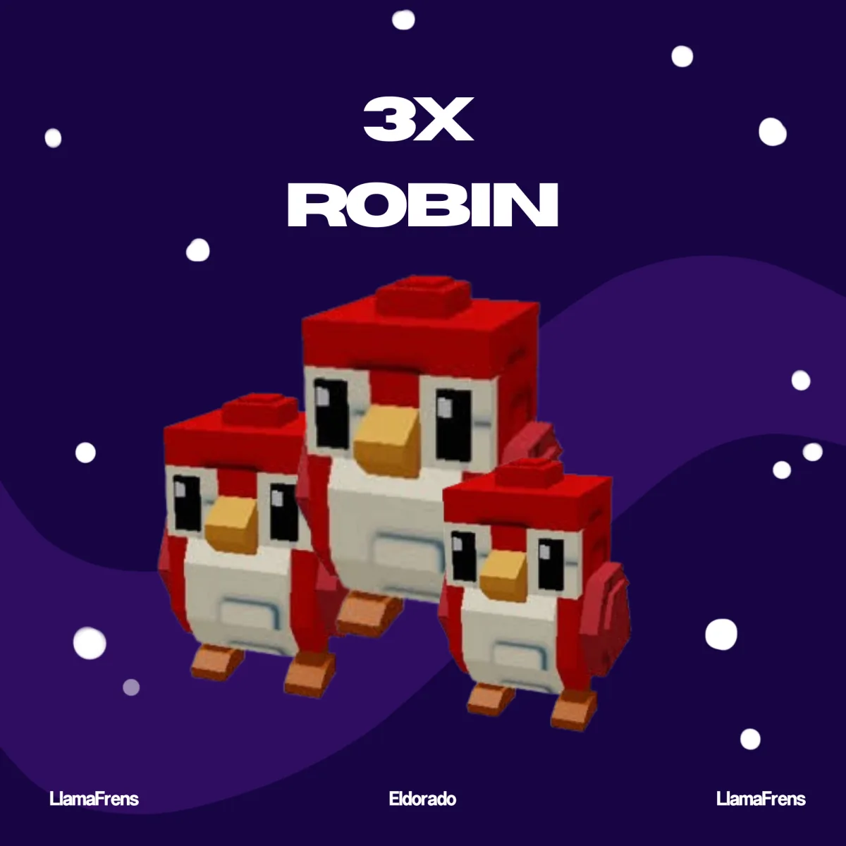 3x ROBIN LEGENDARY OP PET GROW A GARDEN 2 — Account account