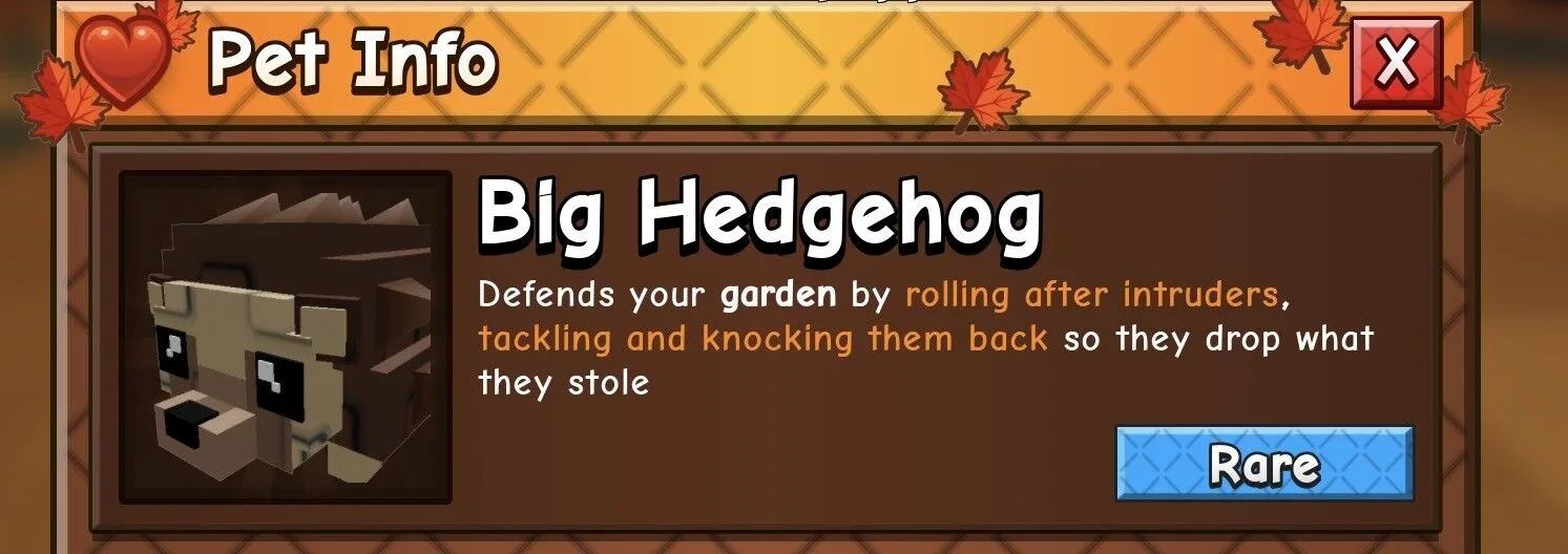 Big Hedgehog (Rare)