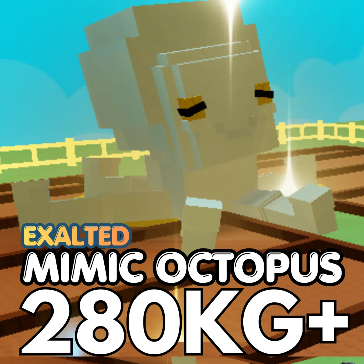 EXALTED Huge Mimic Octopus 280KG+ 15sec CD Age 500 INSTANT DELIVERY