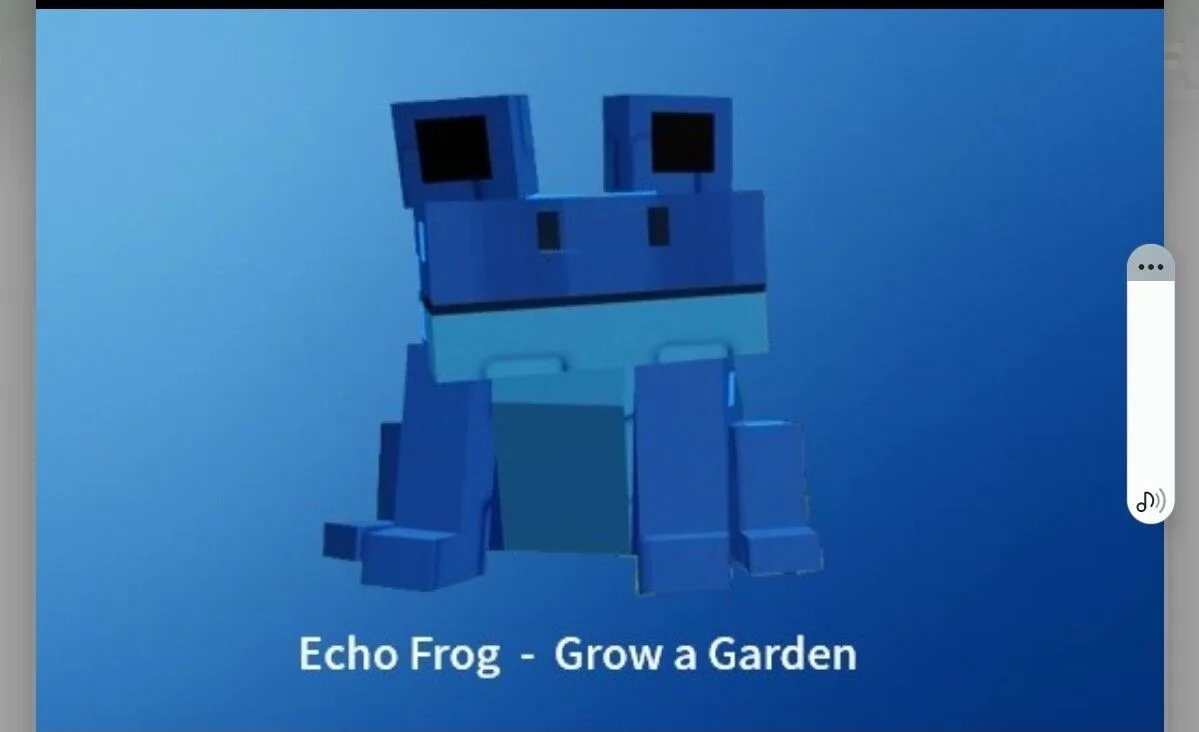 HUGE ECHO FROG ! 60 to 61KG+ AGE 100 15s CD no toy SUPER BIG!! (Reference Pic) Grow a Garden Fast Delivery! (FOR METHOD) — Account account