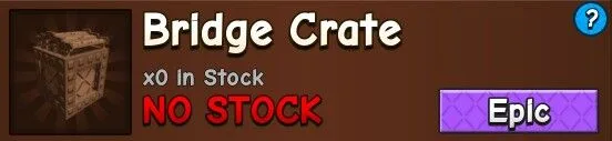 Bridge Crate - Grow a Garden 2 (Legendary) — Account account