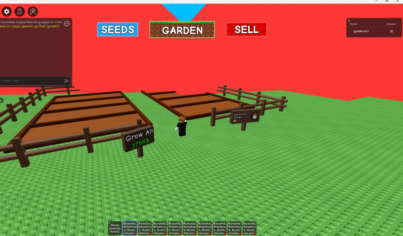 744T - 744000B Sheckles - Money Grow a Garden — Account account