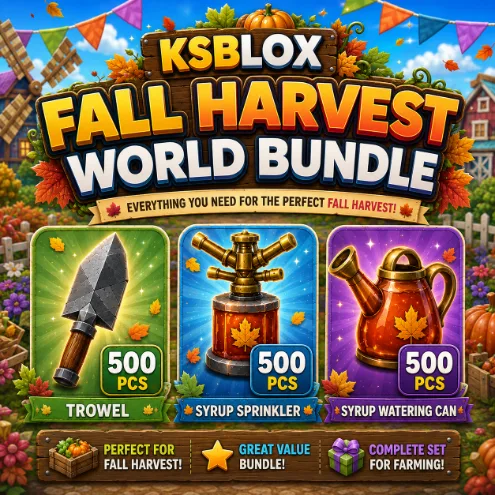 Fall Harvest Tool Bundle 500 Trowels 500 Syrup Sprinklers 500 Syrup Watering Cans