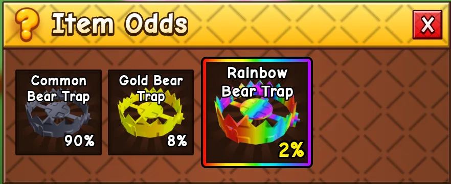 Bear Trap Crate / Grow a Garden 2 / Props — Account account