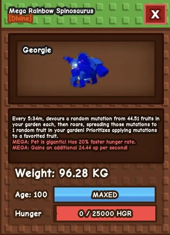 Godly spino bigger than your whole garden