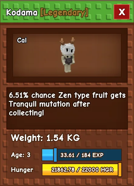 Kodama LEGENDARY Age 3 1.54KG