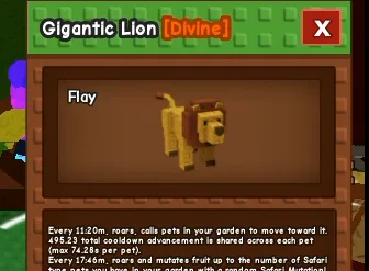 Lion Colossal Gigantic Age 500 280 Kg