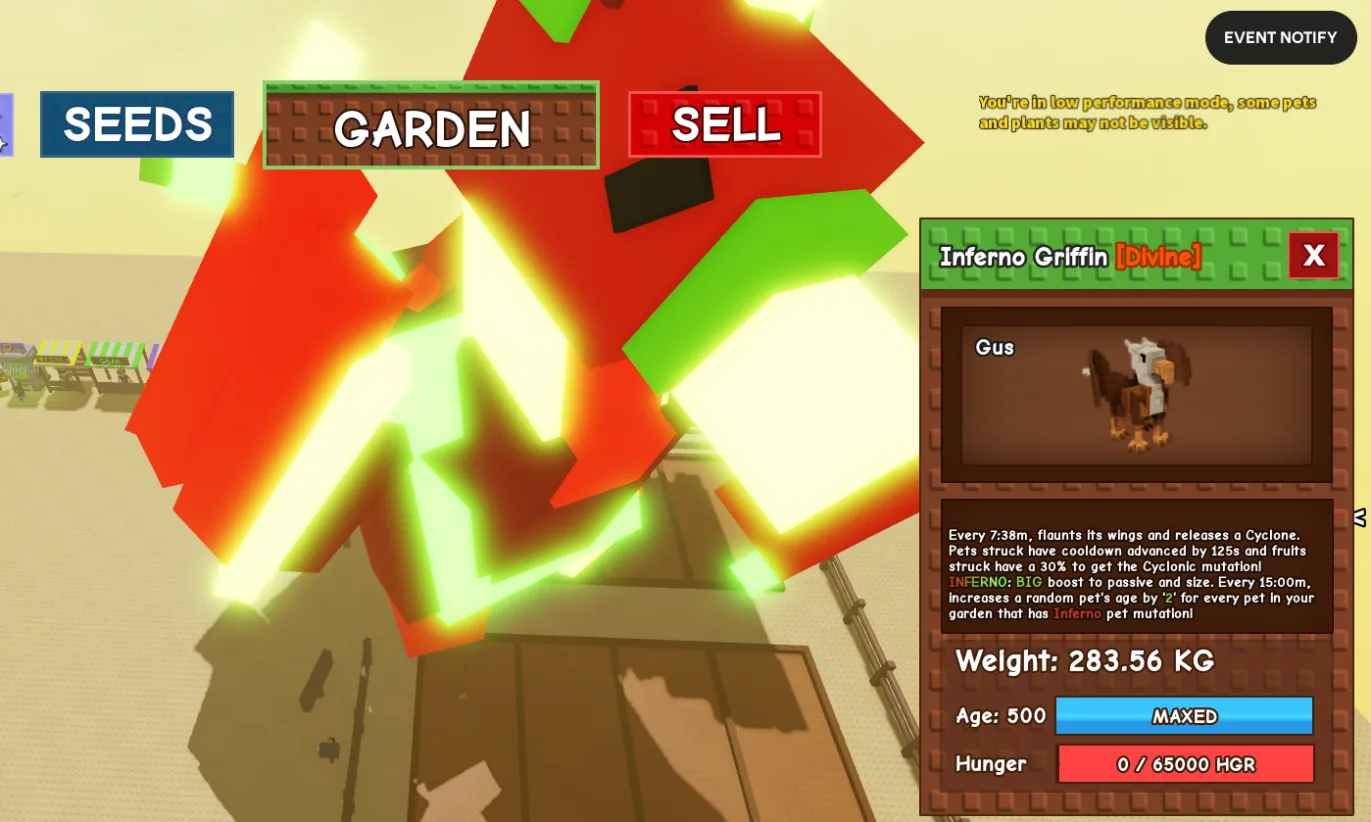 280kg+ Inferno Griffin super handsome// boosting level domination combo