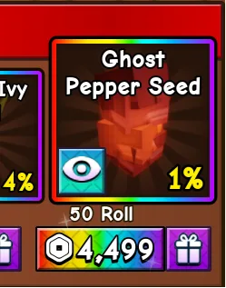 50 Roll Ghost Pepper Pack Via Gift — Account account