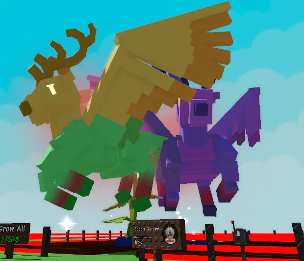 Huge Peryton 60-61kg Peryton with Venom/Everchanted Mutation! 19k plus exp!