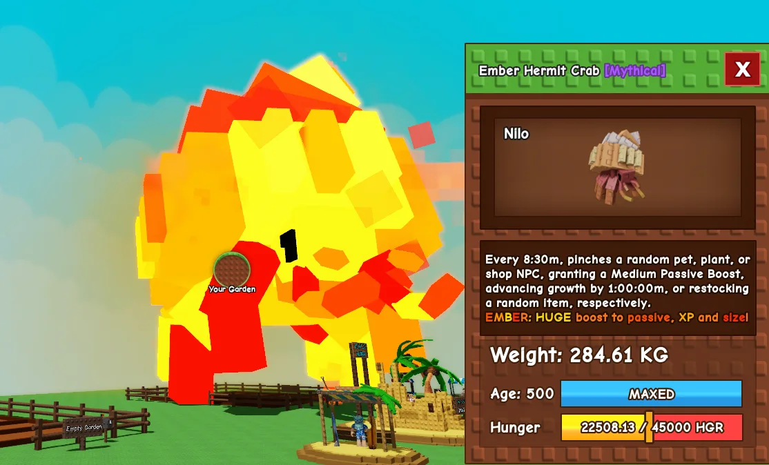 284.41kg+ Ember Hermit Crab