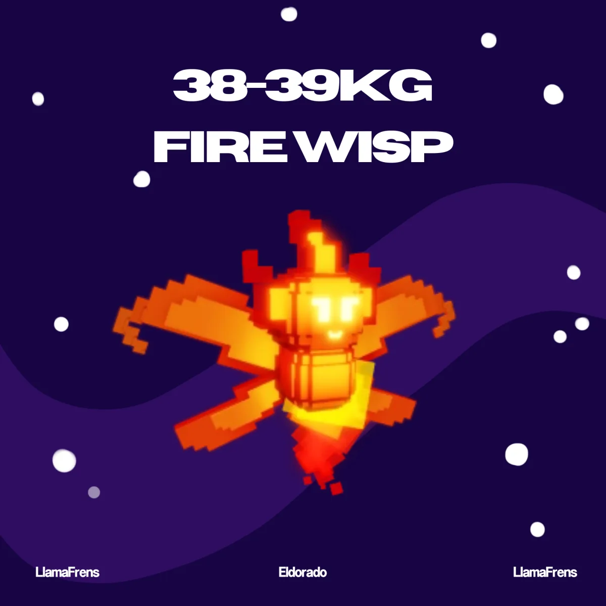 CHEAPEST! 38-39KG FIRE WISP! GROW A GARDEN FIREWISP — Account account