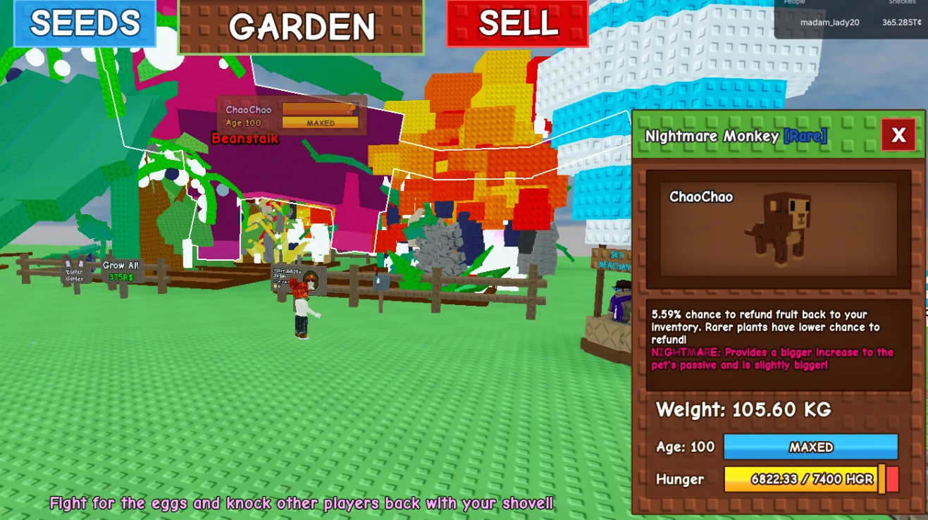 COLOSSAL TITANIC HUGE GIANT NIGHTMARE MONKEY (NIGHTMARE MUTATION) 105.60KG 100AGE // CLEAN // CHEAP // RUSH — Account account