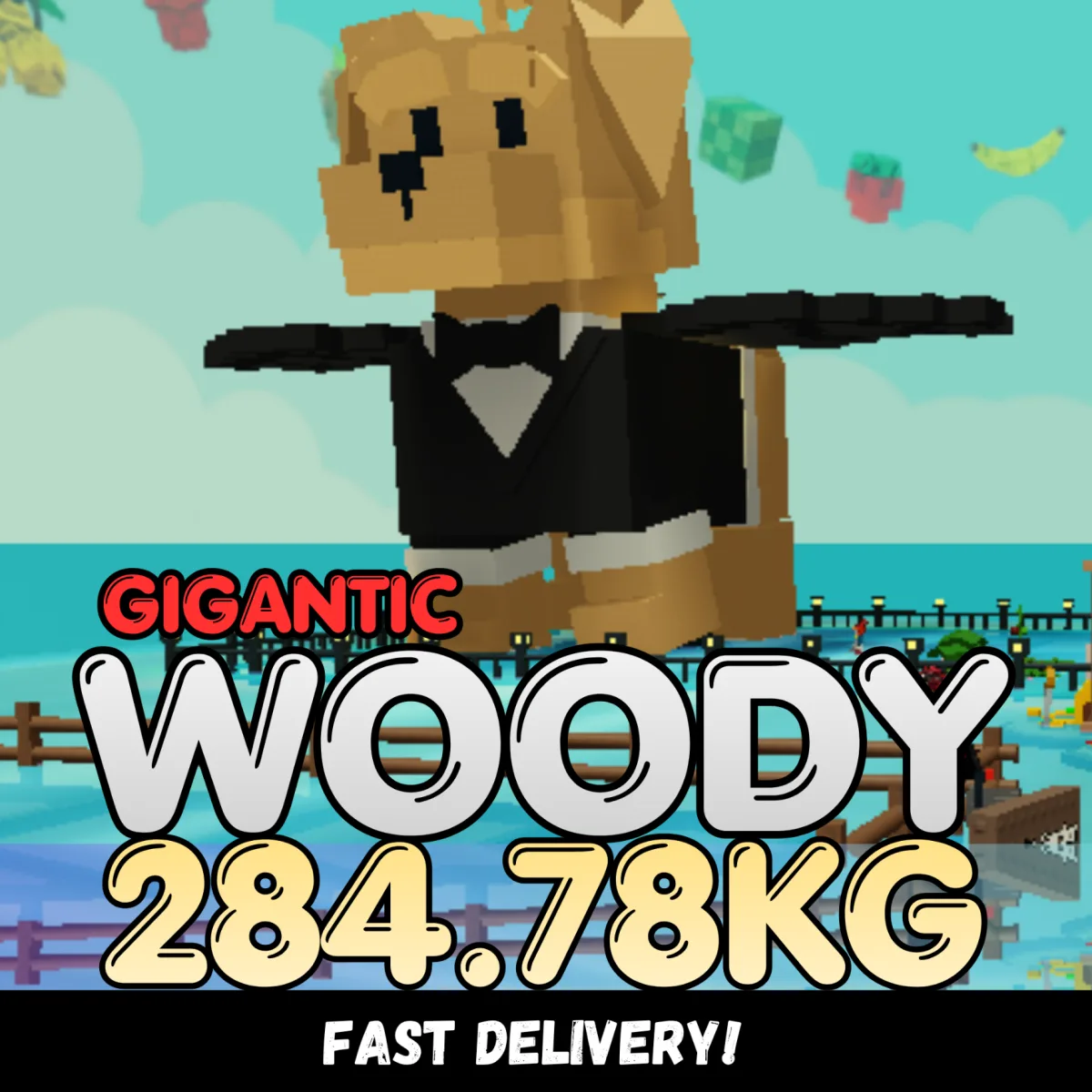 GIGANTIC Woody 284.78KG Huge Age 500 INSTANT DELIVERY