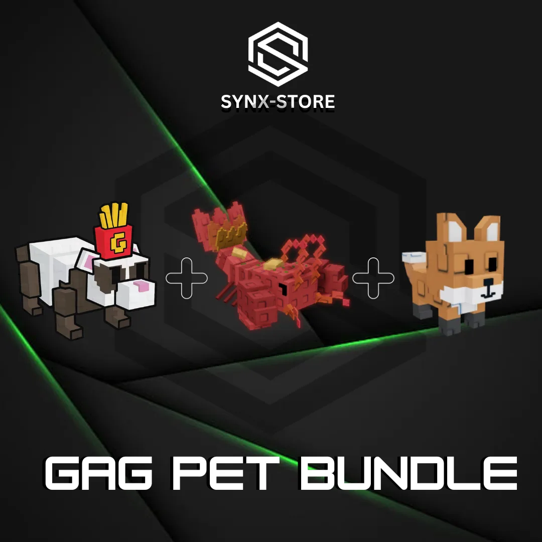 Pet Bundle 18 3 Pets Lobster Thermidor + French Frys Ferret + Red Fox