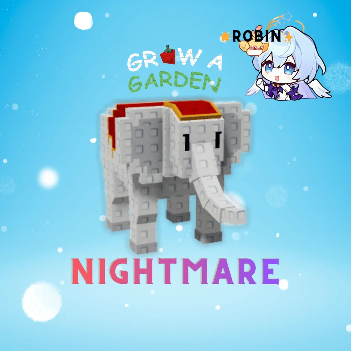 Nightmare Carnival Elephant - Grow a Garden — Account account