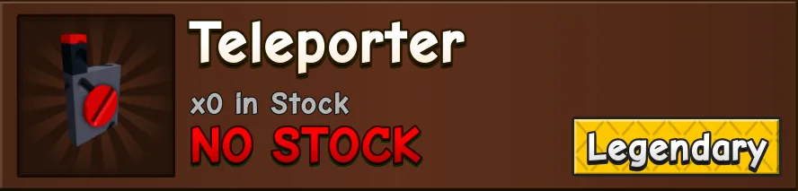 Teleporter Legendary Gear — Account account
