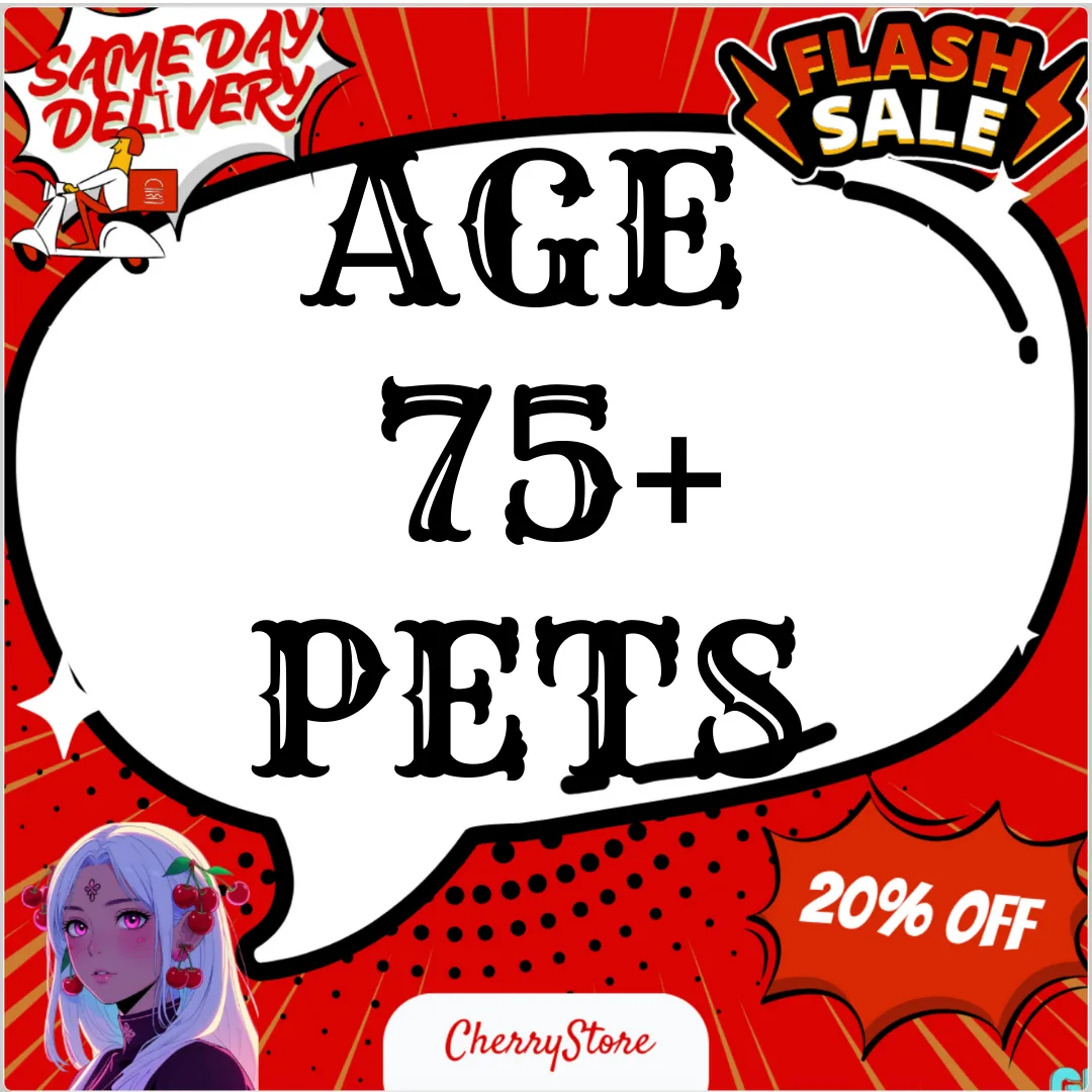 10x Age 75+ Pet- X10 Pet Cheapest BUY MORE PAY LESS (RANDOM COMMON PET) Fast Delivery