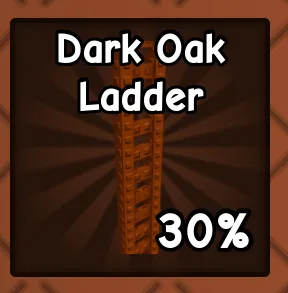 x1 Dark oak Ladder