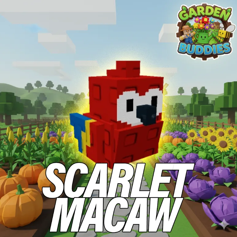 Semi-Titanic Scarlet Macaw Clean No Bug No Dupe Instant Delivery — Account account