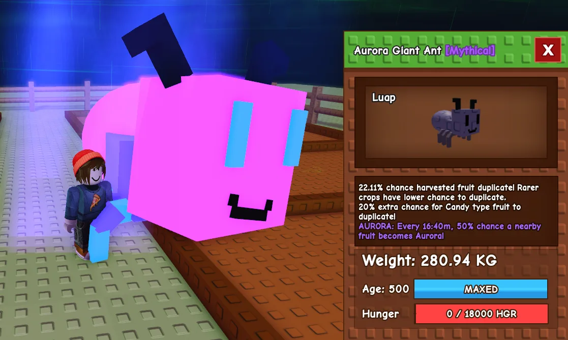 280.94kg Aurora Giant Ant