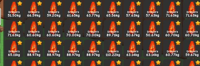 50+ K/G Dragon Breath Fruit GAG 2