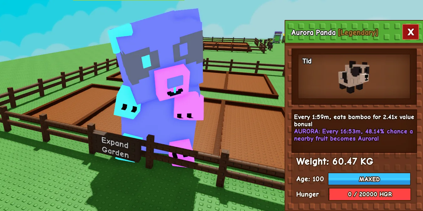60.68kg Aurora Panda — Account account