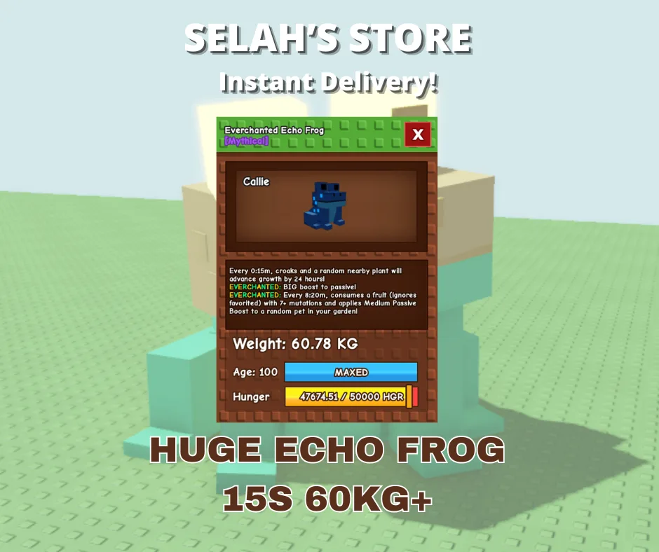Huge Echo Frog 60kg+