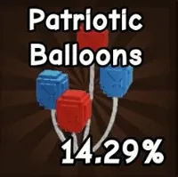Get Props Patriotic Balloons Grow a Garden 2 Instant Delivery Safe trade GAG2