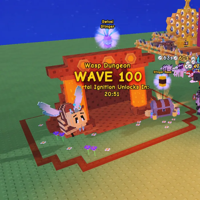 GUARANTEED WASP DUNGEON 100 WAVE SERVICE NO LOGIN REQUIRED — Account account