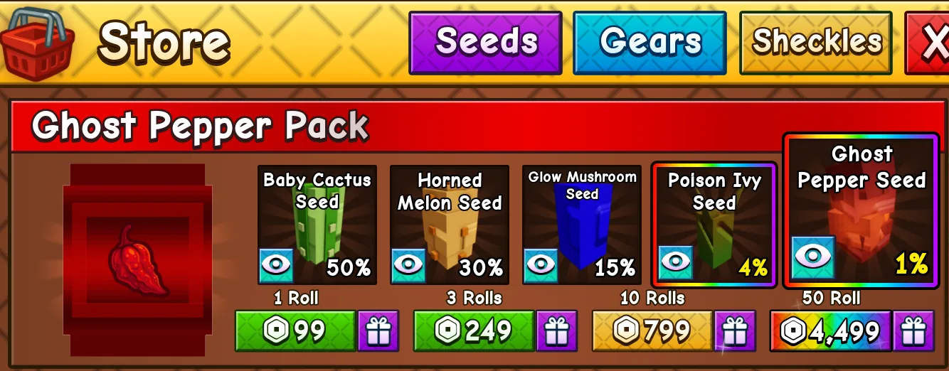 10 Roll Ghost Pepper Pack — Account account