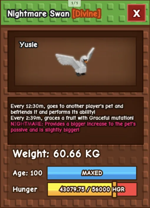HUGE SWAN NM / VENOM / EVER 60KG - 61KG — Account account