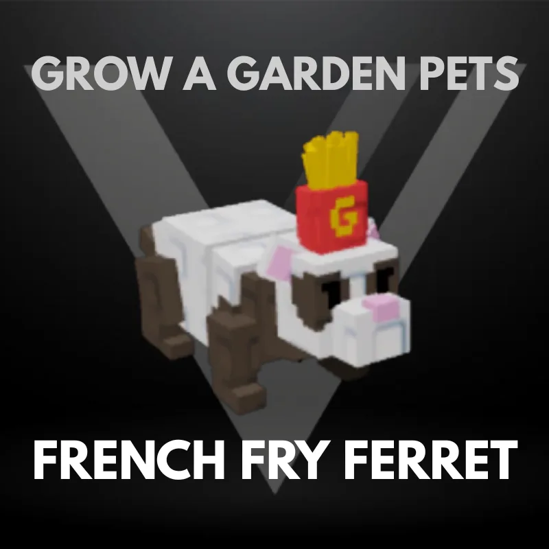 French Fry Ferret - Grow A Garden Pets